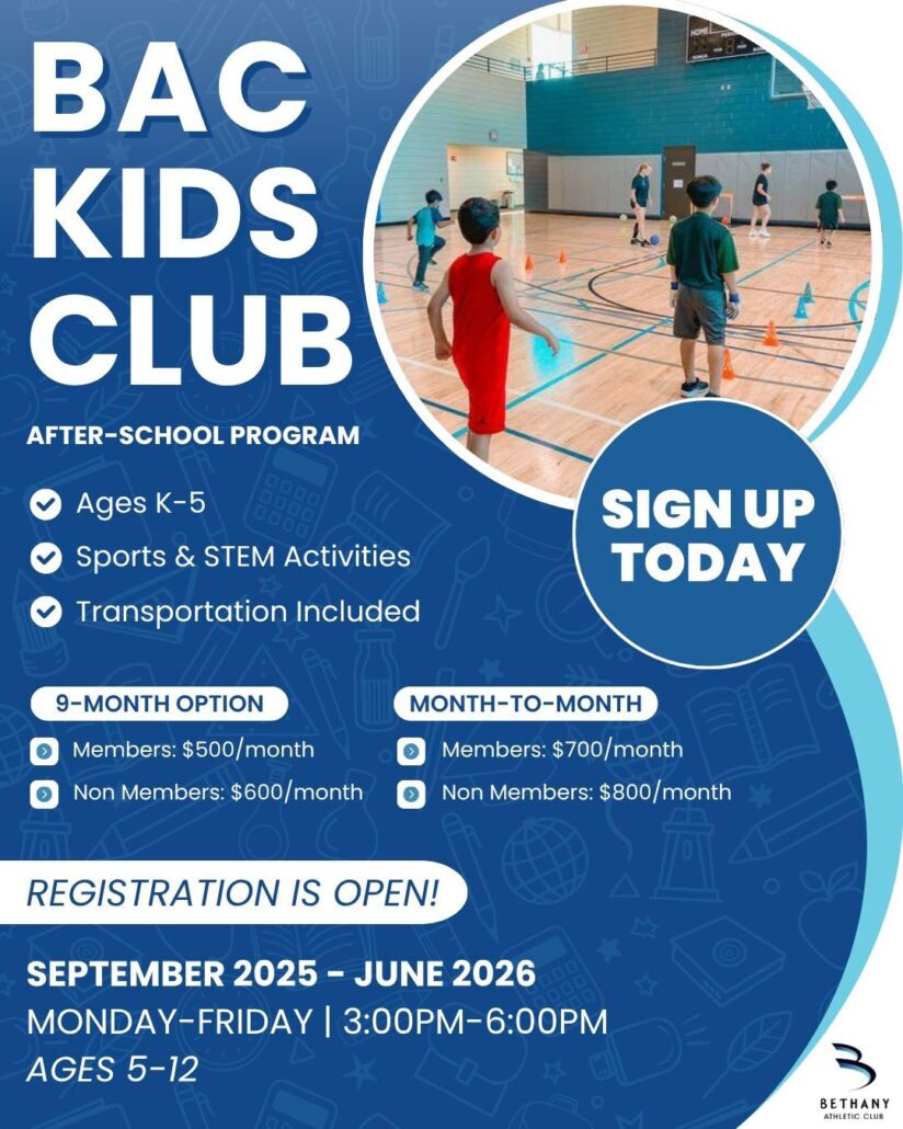After School Programs at Bethany Athletic Club in Portland Oregon