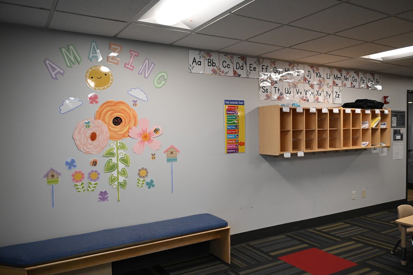 Cubbies at BKids Daycare & Preschool at Bethany Athletic Club in Portland Oregon