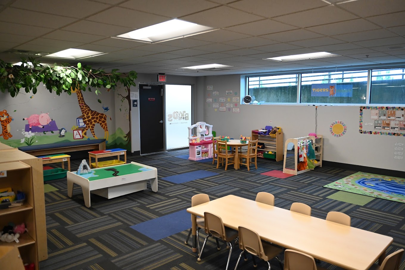 Interior Play Room at BKids Daycare & Preschool at Bethany Athletic Club in Portland Oregon