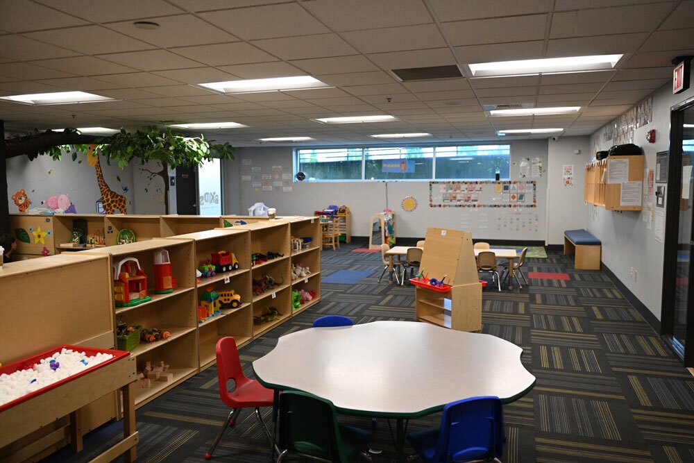 Play Room at BKids Daycare & Preschool at Bethany Athletic Club in Portland Oregon