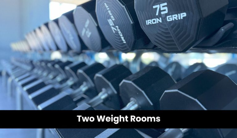 Two weight rooms at Bethany Athletic Club in Portland Oregon