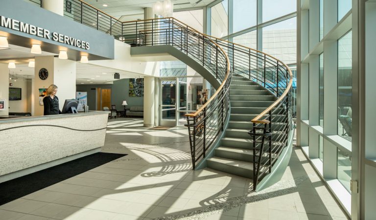 Entrance at Bethany Athletic Club in Portland Oregon