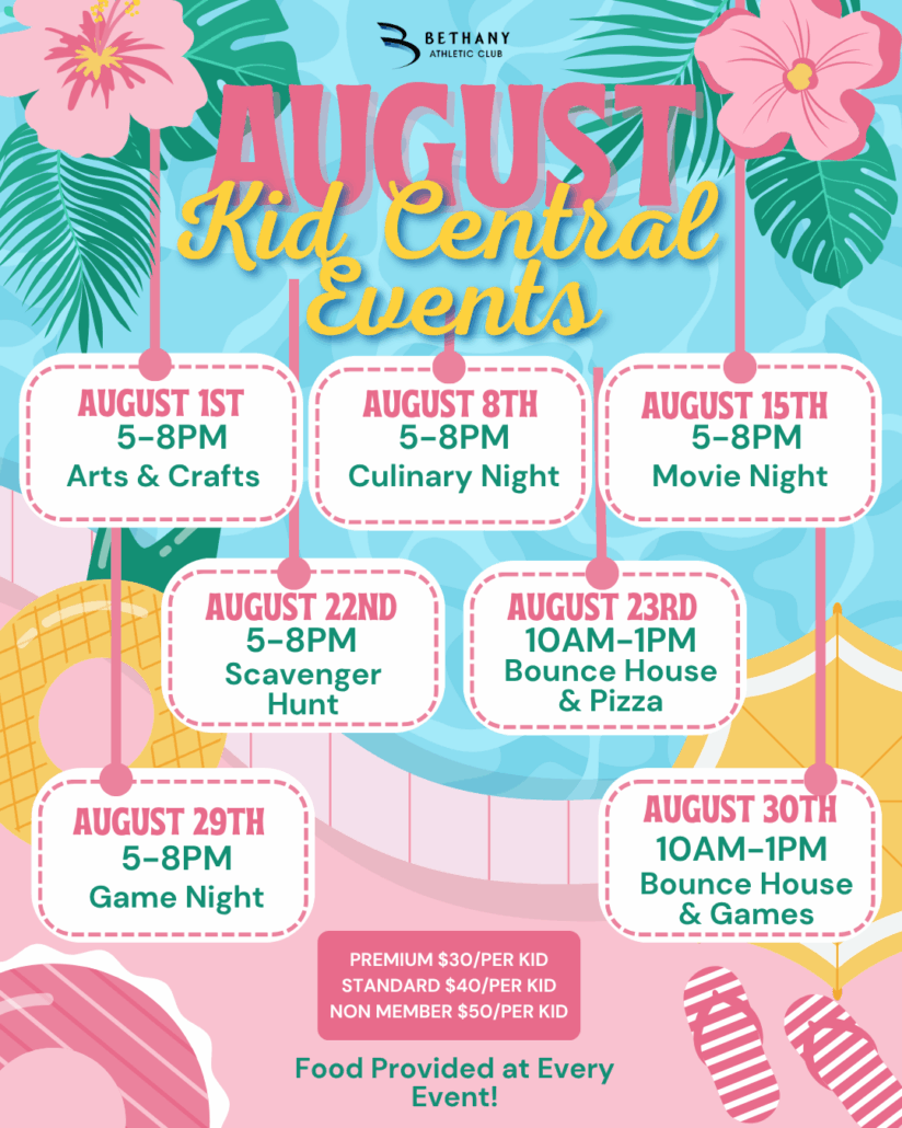 Aug 2025 Kid Central Events