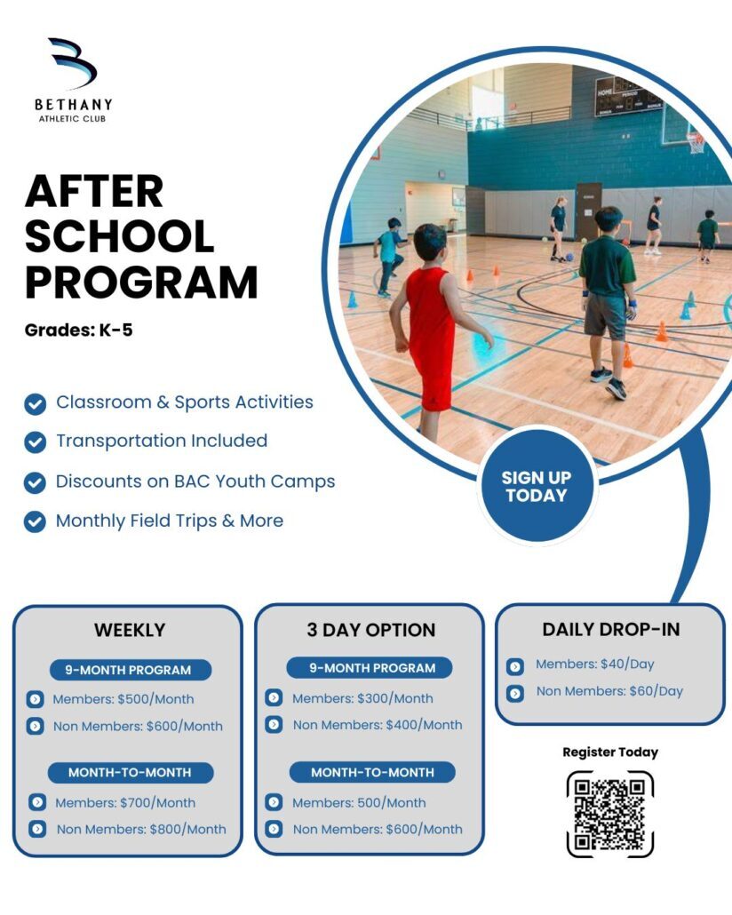 After School Programs at Bethany Athletic Club in Portland Oregon