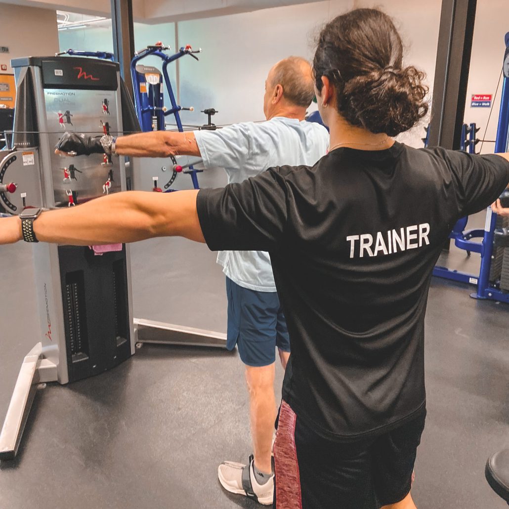 Personal Training Bethany Athletic Club with AJ and Helena