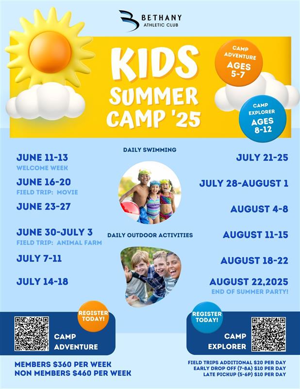 Kids Summer Camp 25 at Bethany Athletic Club in Portland Oregon