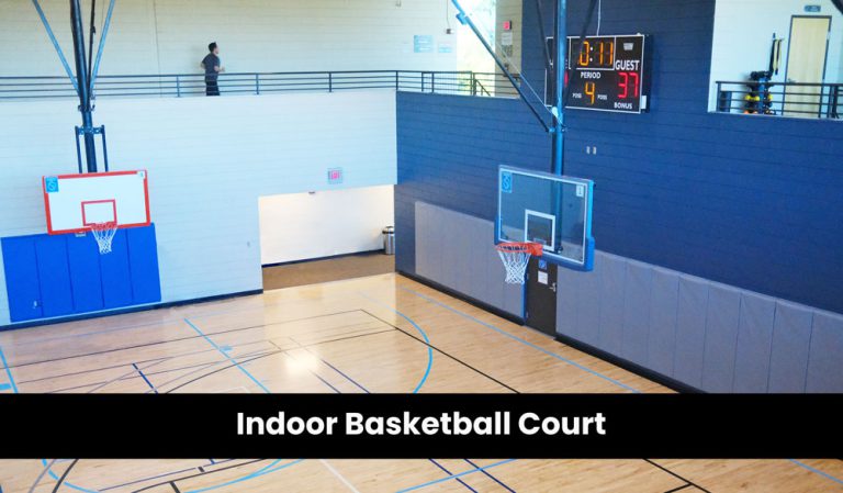 Indoor Basketball court at Bethany Athletic Club in Portland Oregon