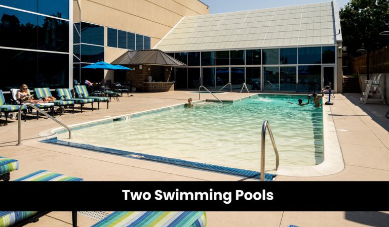 Two swimming pools at Bethany Athletic Club in Portland Oregon