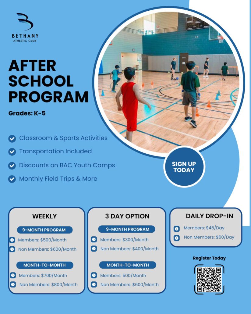 After School Programs at Bethany Athletic Club in Portland Oregon